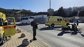 פיגוע מחסום המנהרות, צילום: צילום: תיעוד מבצעי מד"א